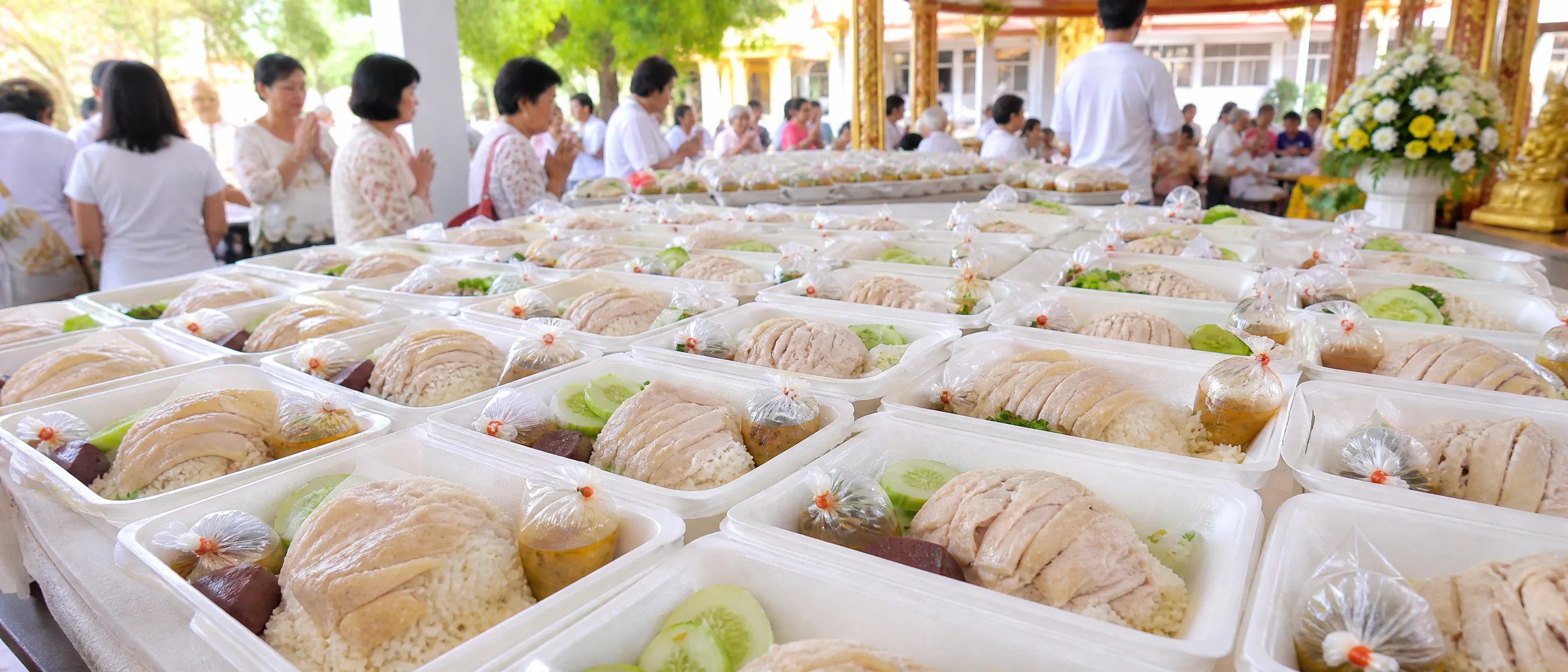 ข้าวกล่องงานบุญ ปทุมธานี