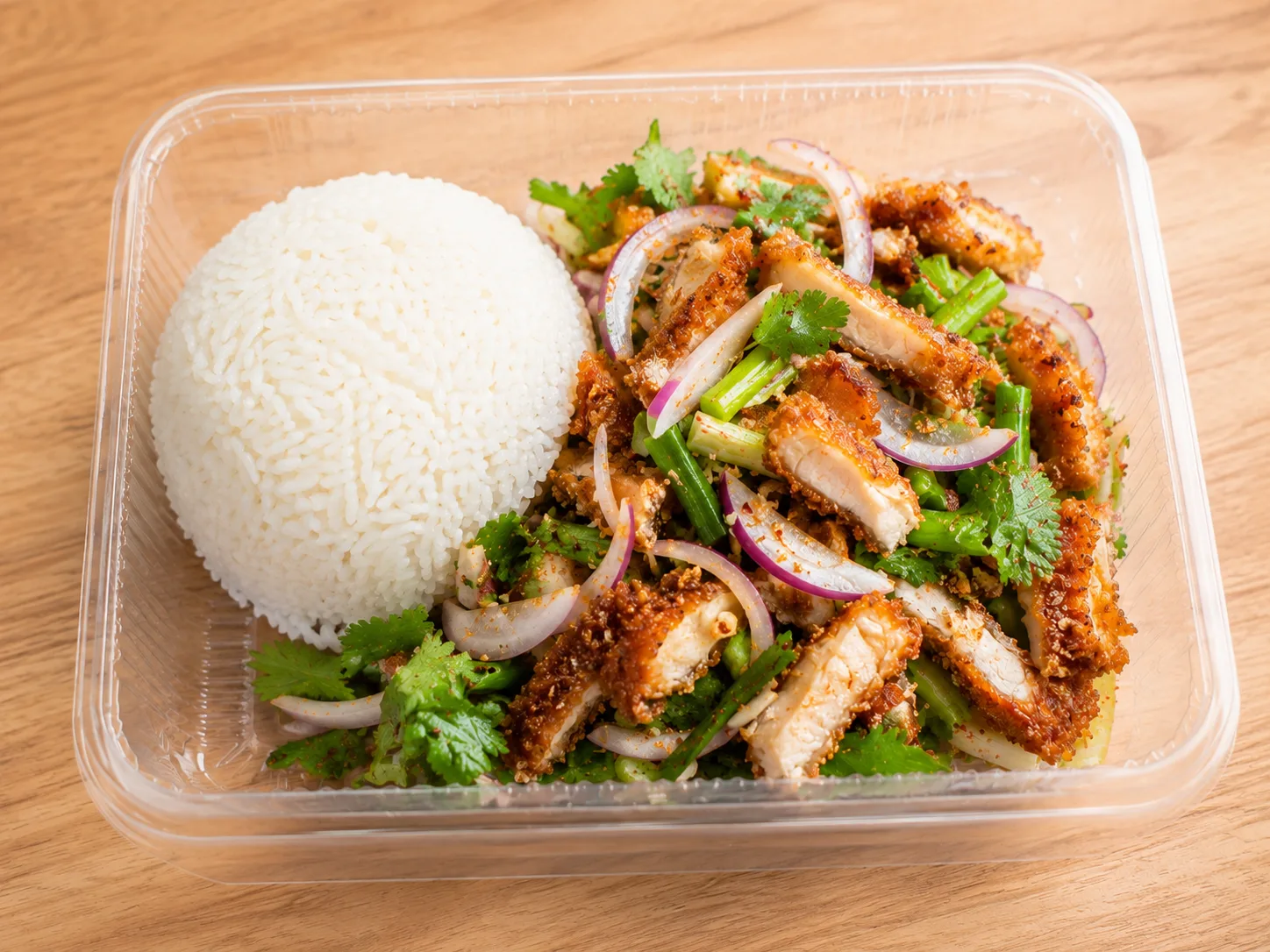 ข้าวยำไก่แซ่บ